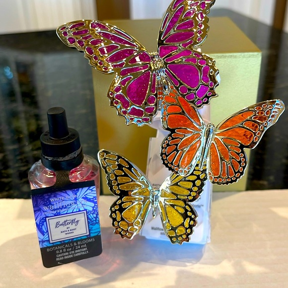 Bath & Body Works Other - 🔥LIMITED EDITION🔥NEVER SOLD INDIVIDUALLY, BUTTERFLY PLUG-IN W/REFILL NWT